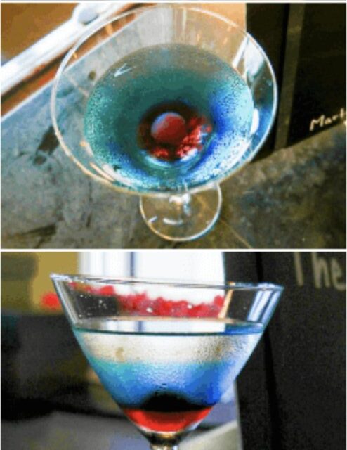Red, White, and Blue Martini